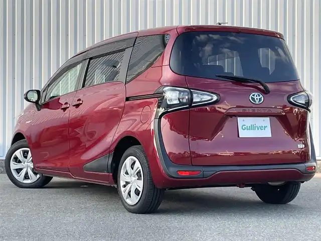 トヨタ シエンタ ハイブリッド G 福岡県 2018(平30)年 5.9万km センシュアルレッドマイカ トヨタセーフティセンス/PCS/LDA/クルーズコントロール/純正ナビ（ＮＳＺＴ－Ｗ６８Ｔ）/フルセグTV/CD/DVD/BT/SD/AM/FM/バックカメラ/両側パワースライドドア/オートハイビーム/スマートキー/プッシュスタート/ＥＴＣ/電格ミラー/ヘッドライトレベライザー