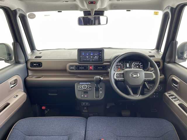 ダイハツ ムーヴ キャンバス セオリー G 愛知県 2023(令5)年 0.1千km ブラックマイカメタリック /禁煙車//登録時走行距離14km//純正ディーラーオプションナビ(エクリプス・AVN-P9W)//フルセグTV・AM・FM・CD・DVD・SD・Bluetooth//バックカメラ//スマートアシスト/・衝突回避支援ブレーキ(対車両・対歩行者[昼夜])/・衝突警報機能(対車両・対歩行者[昼夜])/・前後方誤発進抑制/・車線逸脱抑制/・車線逸脱警報/・路側逸脱警報/・ふらつき警報/・先行車発進お知らせ/・アダプティブドライビングビーム/・前後コーナーセンサー//フルLEDヘッドライト//オートライト//LEDフォグランプ//両側パワースライドドア//フロントシートヒーター//フロントベンチシート//ホッとカップホルダー//置きラクボックス//電子パーキングブレーキ//ブレーキホールド//革巻きステアリング//ステアリングスイッチ//プッシュスタート//電動格納ミラー//アイドリングストップ//スペアキー