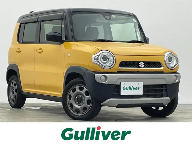 スズキ ハスラー G 宮城県 2016(平28)年 2万km アクティブイエロー/ブラック2トーンルーフ 純正8型ナビ/(iPod/USB/SD/BT/TV/CD/DVD)/バックカメラ/レーダーブレーキサポート/ETC/シートヒーター/プッシュスタート/スマートキー/HIDヘッドライト/オートライト/ヘッドライトレベライザー/フルオートエアコン/ドアバイザー/純正フロアマット/禁煙車