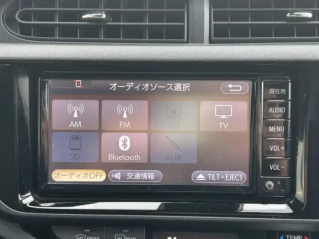 トヨタ アクア G ブラックソフトレザーセレ 佐賀県 2017(平29)年 4.6万km ブラックマイカ プリクラッシュセーフティ/オートマチックハイビーム/レーンディパーチャーアラート/クルーズコントロール/純正SDナビ/・バックカメラ/・TV/BT/CD/純正15インチAW/シートヒーター/プッシュスタート/ETC/スペアキー×1