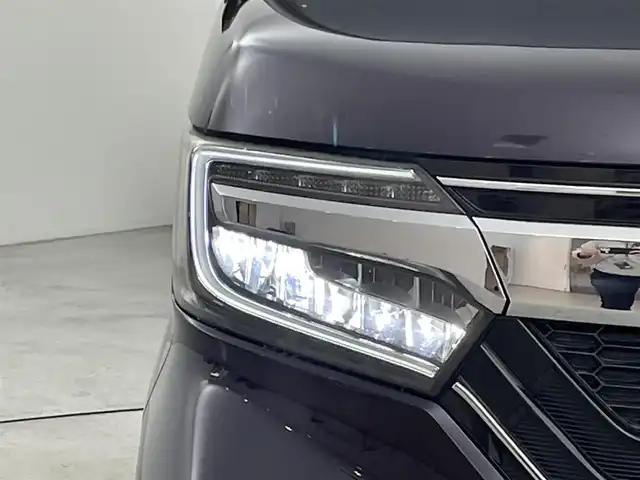 ホンダ Ｎ ＢＯＸ カスタム G L ホンダセンシング 福岡県 2018(平30)年 3.9万km プレミアムベルベットパープル・パール 純正８型ナビ（ＢＴ，フルセグＴＶ）　/バックカメラ　/ビルトインＥＴＣ　/前方ドラレコ　/アダプティブクルーズコントロール　/衝突軽減　/レーンキープ　/片側電動スライドドア　/純正１４インチＡＷ　/ＬＥＤヘッドライト