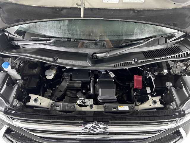 スズキ スペーシア カスタム HYBRID XS ターボ 佐賀県 2024(令6)年 0.1万km未満 ブルーイッシュブラックパール3 ターボ/衝突被害軽減システム/シートヒーター/ステアリングヒーター/追従型クルーズコントロール/コーナーセンサー/レーンアシスト/両側パワースライドドア/ハーフレザーシート/スペアキー/純正ＬＥＤヘッドライト/ヘッドライトレベライザー/オートライト