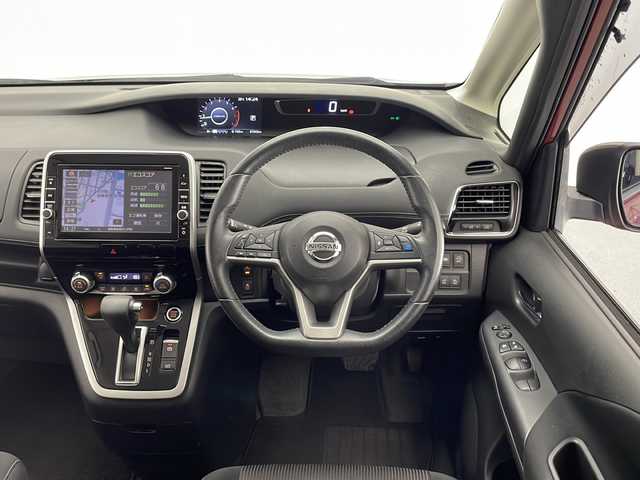 日産 セレナ ハイウェイスター プロパイロットED 宮崎県 2016(平28)年 6.8万km マルーンレッド 2トーン 禁煙車/エマージェンシーブレーキ/純正9型ナビTV/（MM516D-L/CD/DVD/Blu-ray/Bluetooth/フルセグTV)/純正バックカメラ/純正LEDオートライト/純正フォグ/純正16インチアルミ/純正フロアマット/社外前後ドライブレコーダー/ハンズフリー両側電動スライドドア/プロパイロット/クリアランスソナー/電子パーキング/オートホールド/オートエアコン/ウインカードアミラー/本革巻ハンドル/インテリジェントキー/プッシュエンジンスタート/新車時保証書/取扱い説明書