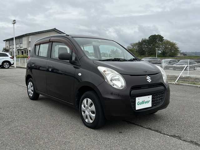 スズキ アルト F 富山県 2014(平26)年 2.7万km アーバンブラウンパールメタリック ＣＤ　/ＦＭ／ＡＭ　/純正ホイールキャップ　/純正フロアマット