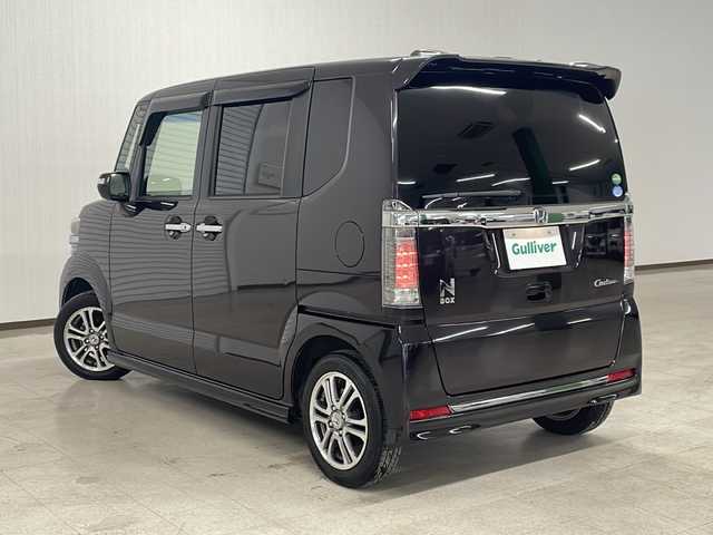 ホンダ Ｎ ＢＯＸ カスタム SSパッケージ 熊本県 2015(平27)年 8.1万km プレミアムベルベットパープル・パール イクリプスナビ/バックモニター/ALPINEフリップダウンモニター【TMX-RM3005】/シティブレーキアクティブシステム/両側パワースライドドア/ETC/横滑り抑制機能/ＥＣＯＮモード/ステアリングスイッチ/スマートキー/オートエアコン