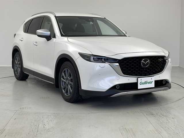 マツダ ＣＸ－５ XD フィールドジャーニー 茨城県 2022(令4)年 4.4万km ロジウムホワイトプレミアムメタリック 純正SDナビ/BT/USB/フルセグTV/全周囲カメラ/アイドリングストップ/クルーズコントロール/衝突軽減ブレーキ/BSM/レーンキープアシスト/コーナーセンサー/ハーフレザーシート/全席シートヒーター/ステアリングヒーター/HUD/オートブレーキホールド/純正アルミホイール/純正フロアマット