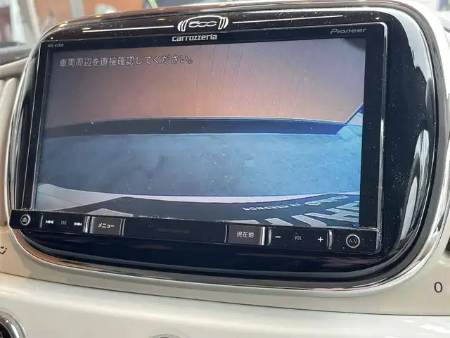 フィアット ５００ 1．2 ポップ 高知県 2017(平29)年 3.4万km 白 社外ナビ（AVIC-RZ800）/　【AM/FM/フルセグTV/BT/CD/DVD】/バックカメラ/純正ドライブレコーダー/純正フロアマット/純正スチールホイール/ETC