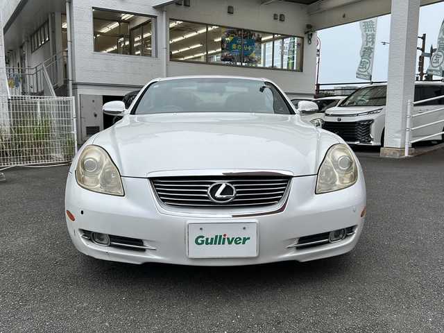 レクサス ＳＣ 430 宮崎県 2007(平19)年 15.5万km ホワイトパールクリスタルシャイン マークレビンソン/レザーシート　/純正ナビ　/ＥＴＣ　/クルーズコントロール　/ＨＩＤオートライト　/純正アルミホイール/純正フロアマット/パワーシート（D/N席）/デジタルインナーミラー（バックモニター）/電動オープン不良