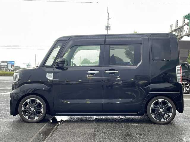 ダイハツ ウェイク G ターボVS SA Ⅲ 徳島県 2021(令3)年 1.8万km ブラックマイカメタリック 社外メモリナビ　MDV-D308BTW/(AM.FM.CD.DVD.TV.BT)/アイドリングストップ/プッシュスタート/両側パワースライドドア/ETC/スマートキー/アラウンドビュー/15インチ純正アルミホイール/衝突被害軽減ブレーキ/車高調