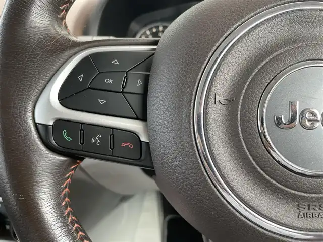 クライスラー・ジープ ジープ レネゲード オープニングエディション 石川県 2015(平27)年 4.9万km 白 社外メモリーナビ(ポータブル)/ワンセグTV/Bluetooth/USB/AUX/beatsサウンド/クルーズコントロール/電動格納ミラー/黒レザーシート/ETC/ルーフレール/ドアバイザー/トノカバー
