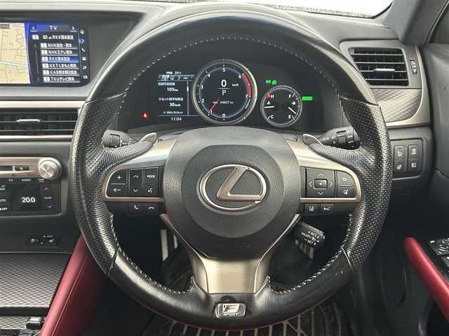 レクサス ＧＳ 300h Fスポーツ 熊本県 2017(平29)年 6.9万km ホワイトノーヴァガラスフレーク 純正メーカーSDナビDTV/・CD/DVD/BT/USB/SD/AUX/フルセグ/バックカメラ/ビルトインETC/本革シート/・メモリ付きパワーシート/・エアーシート/LEDヘッドライト/リアスポイラー/・オートライト/フォグ/ハンドルヒーター/ウィンカードアミラー/リアサンシェード/レクサスセーフティシステム＋/・プリクラッシュセーフティ/・レーンディパーチャーアラート/・アダプティブハイビームシステム/・レーダークルーズコントロール/マット/スマートキー