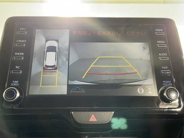 トヨタ ヤリスクロス ハイブリッド Z 福岡県 2021(令3)年 3.2万km ブラックマイカ/ホワイトパールクリスタルシャイン 2トーン 禁煙車/純正ディスプレイオーディオ/・AM/FM/BT/Mira cast/USB/・全方位カメラ/トヨタセーフティセンス/ブレーキホールド/ハーフレザーシート/・シートヒーター(D/N)/・パワーシート(D)/革巻きステアリング/・ステアリングヒーター/・ステアリングリモコン/ETC/ドライブレコーダー前後/スマートキー/・プッシュスタート/純正18インチアルミホイール/純正フロアマット