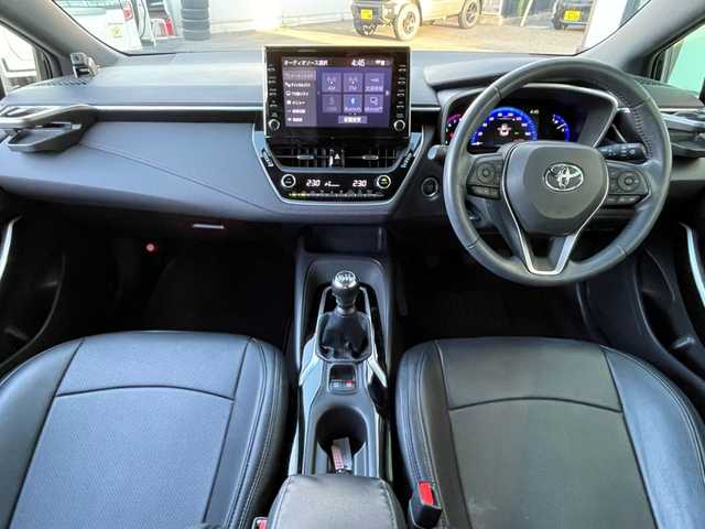 トヨタ カローラ スポーツ G Z 島根県 2019(令1)年 6.8万km アティチュードブラックマイカ 登録時走行距離　67451km/取扱説明書/6速マニュアル/純正9インチナビ/フルセグテレビ/バックカメラ/プリクラッシュセーフティシステム/レーダークルーズコントロール/レーンキープアシススト/ブラインドスポットモニター/クリアランスソナー/プッシュスタート/スマートキー(スペアスマート×1)/LEDヘッドライト/フォグランプ/ドライブレコーダー/ETC/純正18インチアルミ