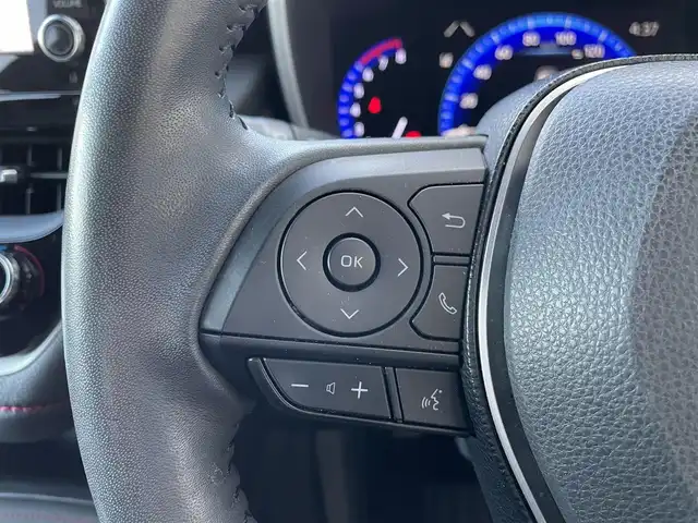 トヨタ カローラ スポーツ G Z 島根県 2019(令1)年 6.8万km アティチュードブラックマイカ 登録時走行距離　67451km/取扱説明書/6速マニュアル/純正9インチナビ/フルセグテレビ/バックカメラ/プリクラッシュセーフティシステム/レーダークルーズコントロール/レーンキープアシススト/ブラインドスポットモニター/クリアランスソナー/プッシュスタート/スマートキー(スペアスマート×1)/LEDヘッドライト/フォグランプ/ドライブレコーダー/ETC/純正18インチアルミ