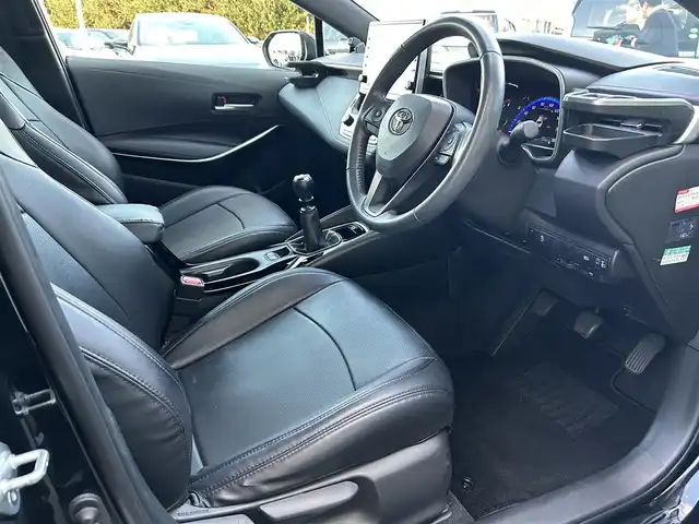 トヨタ カローラ スポーツ G Z 島根県 2019(令1)年 6.8万km アティチュードブラックマイカ 登録時走行距離　67451km/取扱説明書/6速マニュアル/純正9インチナビ/フルセグテレビ/バックカメラ/プリクラッシュセーフティシステム/レーダークルーズコントロール/レーンキープアシススト/ブラインドスポットモニター/クリアランスソナー/プッシュスタート/スマートキー(スペアスマート×1)/LEDヘッドライト/フォグランプ/ドライブレコーダー/ETC/純正18インチアルミ