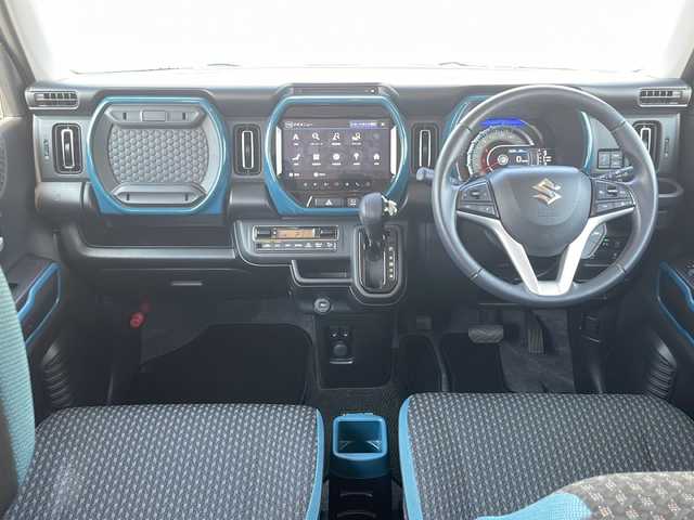 スズキ ハスラー HYBRID X ターボ 山口県 2020(令2)年 2.6万km ブリスクブルーメタリック/ホワイト2トーンルーフ 純正９型ナビ　/全方位カメラ　/シートヒーター　/クルーズコントロール　/ＬＥＤヘッドライト　/レーンアシスト　/ドライブレコーダー/ＥＴＣ　/コーナーセンサー　/純正１５インチＡＷ　