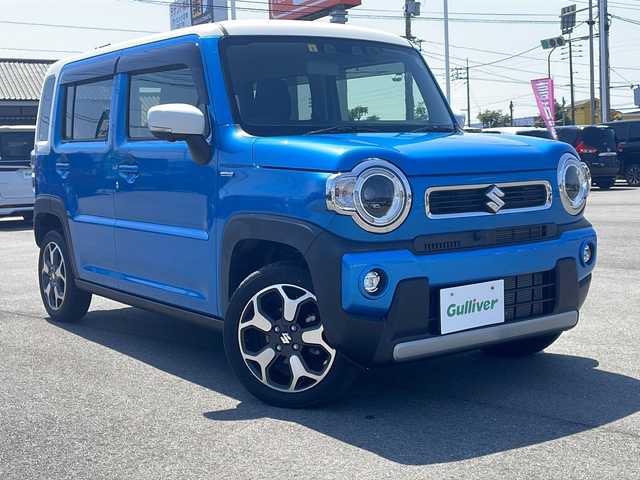 スズキ ハスラー HYBRID X ターボ 山口県 2020(令2)年 2.6万km ブリスクブルーメタリック/ホワイト2トーンルーフ 純正９型ナビ　/全方位カメラ　/シートヒーター　/クルーズコントロール　/ＬＥＤヘッドライト　/レーンアシスト　/ドライブレコーダー/ＥＴＣ　/コーナーセンサー　/純正１５インチＡＷ　