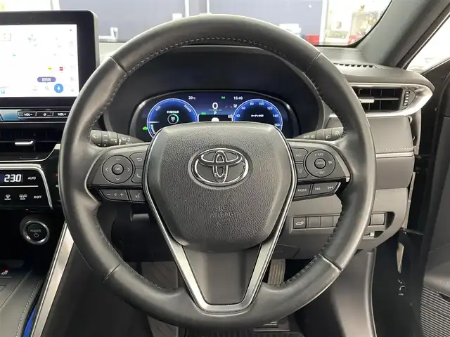 トヨタ ハリアー ハイブリッド G 滋賀県 2024(令6)年 3.3万km ブラック 純正メーカーナビ/バックカメラ/デジタルインナーミラー/ハーフレザーシート/パワーシート/パワーバックドア/オートマチックハイビーム/LEDヘッドライト/追従クルーズコントロール/純正１８AW/スマートキー/ビルトインETC