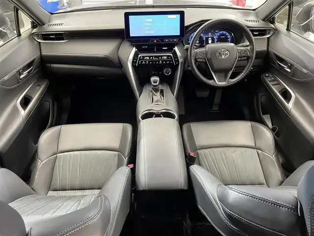 トヨタ ハリアー ハイブリッド G 滋賀県 2024(令6)年 3.3万km ブラック 純正メーカーナビ/バックカメラ/デジタルインナーミラー/ハーフレザーシート/パワーシート/パワーバックドア/オートマチックハイビーム/LEDヘッドライト/追従クルーズコントロール/純正１８AW/スマートキー/ビルトインETC