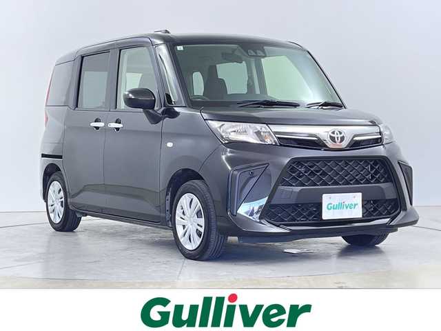 トヨタ ルーミー X 道央・札幌 2022(令4)年 3.1万km ブラックマイカメタリック ・４WD/スマートアシスト/寒冷地仕様/・衝突被害軽減ブレーキ/・社外ナビ　CD.SD.Bluetooth/・ワンセグ/バックカメラ /・左パワースライドドア /・スマートキー/プッシュスタート/・スペアーキー/・スタッドレス積込/・アイドリングストップ