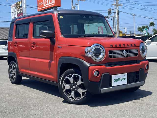 スズキ ハスラー HYBRID X 山口県 2020(令2)年 2万km バーミリオンオレンジ/ガンメタリック2トーン 社外メモリナビ　/前席シートヒーター　/レーンアシスト/衝突被害軽減ブレーキ　　/ＬＥＤヘッドライト　/コーナーセンサー　/バックカメラ　/ステアリングリモコン/純正アルミホイール/ETC
