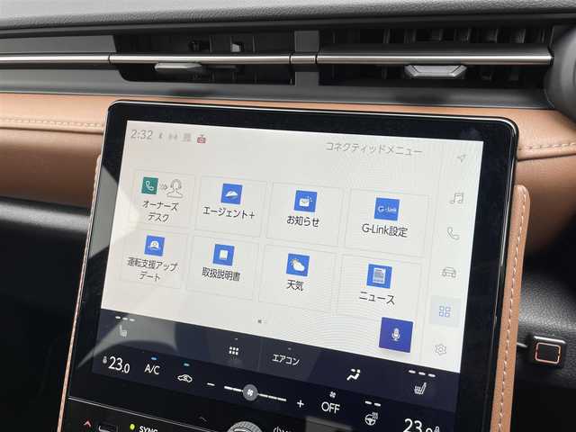 レクサス ＬＢＸ リラックス 石川県 2024(令6)年 1.2万km ソニッククォーツ 純正メモリナビ/（DTV・Bluetooth）/TVキャンセラー/オートパーク/衝突軽減/レーンキープアシスト/操舵支援/追従機能付きクルーズコントロール/クリアランスソナー/パーキングサポートブレーキ/BSM/パノラマビューモニター/ETC2.0ビルドイン/ドライブレコーダー/革ステアリング/パドルシフト/ステアリングヒーター/茶革シート/D席シートメモリー/D席パワーシート/前席シートヒーター/パワーバックドア/自動防眩ミラー/フロアマット/LEDヘッドライト/フォグランプ/ウィンカーミラー/電格ミラー/オートハイビーム