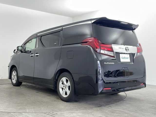 トヨタ アルファード X 兵庫県 2016(平28)年 6.9万km ブラック ・純正9インチナビ/CD/DVD/TV/Bluetooth/SD/・純正リアフリップダウンモニター/・バックカメラ/・両側パワースライドドア/・前後コーナーセンサー/・オートライト/・LEDヘッドライト/・オートブレーキホールド/・AC100V電源/・MTモード付AT/・WACエアコン/・純正アルミホイール/・純正フロアマット/・横滑り防止機能/・盗難防止装置/・三列シート/・チップアップシート/・W＋サイドエアバック/・カーテンエアバック/・ビルドインETC/・スマートキー/・スペアキー/・プッシュスタート