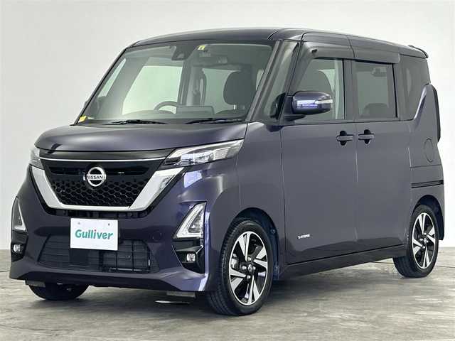 日産 ルークス HWS Gターボ プロパイロットED 群馬県 2020(令2)年 3.9万km アメジストパープル プロパイロット　純正９インチナビ　アラウンドビューモニター　両側パワースライドドア　ＬＥＤライト　ＡＨＢ　純正１５インチＡＷ　ステアリングリモコン　オートブレーキホールド　前後ドラレコ　ＥＴＣ　禁煙