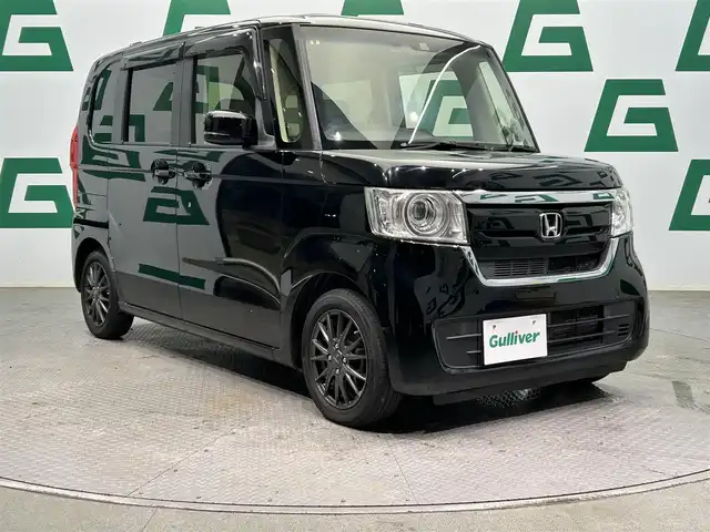 ホンダ Ｎ ＢＯＸ G L ホンダセンシング 鹿児島県 2018(平30)年 6.7万km クリスタルブラックパール 純正ナビ（フルセグTV/Bluetooth）/片側パワースライドドア/バックカメラ/後方コーナーセンサー/衝突軽減ブレーキ/追従型クルーズコントロール/前席シートヒーター/社外アルミホイール/レーンキープアシスト/オートライト/オートマチックハイビーム/ETC/後席ロール式サンシェード