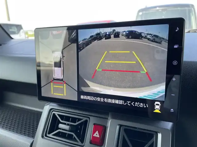 ダイハツ タフト G ダーククロムベンチャー 佐賀県 2023(令5)年 3.9万km サンドベージュメタリック ガラスルーフ/純正9インチナビ・フルセグTV/・CD/DVD/SD/USB/HDMI/Bluetooth/TVキャンセラー/全方位カメラ/ETC/コーナーセンサー/電子パーキングブレーキ/AUTO HOLD機能/D+N席シートヒーター/革巻きステアリング/ステアリングリモコン/オートハイビーム/純正LEDヘッドライト/純正LEDフォグライト/純正15インチアルミ/新車保証書/ダイハツスマートアシスト/・車線逸脱抑制機能/・車線逸脱警報/・先行車発進お知らせ機能/・衝突被害軽減ブレーキ