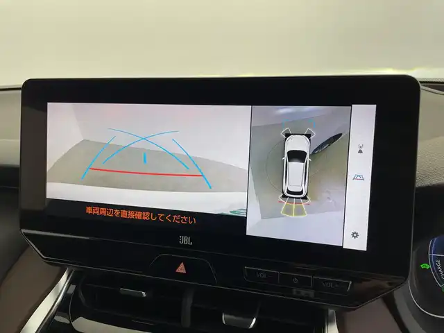 トヨタ ハリアー ハイブリッド Z レザーパッケージ 鹿児島県 2023(令5)年 3万km パール 純正12.3型ナビ /・Bluetooth/・フルセグTV/・AM/・FM/AppleCarPlay/AndroidAuto/フロント・サイド・バックカメラ/ETC2.0 /JBLサウンドシステム /デジタルインナーミラー型ドラレコ /ステアリングヒーター/ワイヤレス充電/前席ベンチレーション＆シートヒーター/電子パーキングブレーキ/オートホールド/前席パワーシート/シートメモリー/ブラインドスポットモニター/純正AW/純正LEDヘッドライト/純正フロアマット