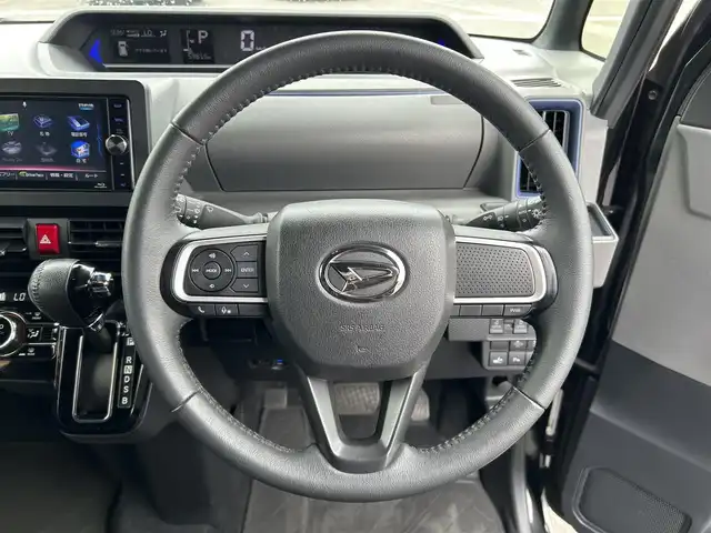 ダイハツ タント カスタム RS 和歌山県 2020(令2)年 6万km ブラックマイカメタリック 社外７インチナビ/純正フリップダウンモニター/フルセグTV/バックカメラ/（BT/CD/DVD)/衝突軽減ブレーキ/前後コーナーセンサー/レーンキープ/横滑り防止/両側パワースライドドア/ビルトインETC/後席サンシェード/純正ラバーマット/LEDヘッドライト/フォグランプ/オートライト/オートマチックハイビーム