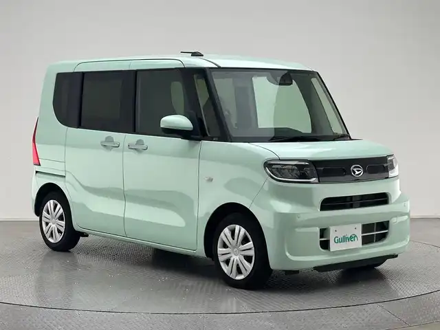 ダイハツ タント X 兵庫県 2023(令5)年 5.4万km アイスグリーン 社外メモリナビ(CD/DVD/SD/Bluetooth/フルセグ)/バックカメラ/前後コーナーセンサー/片側パワースライドドア/シートヒーター/LEDヘッドライト/社外フロアマット/ETC/ヘッドライトレベライザー/アイドリングストップ