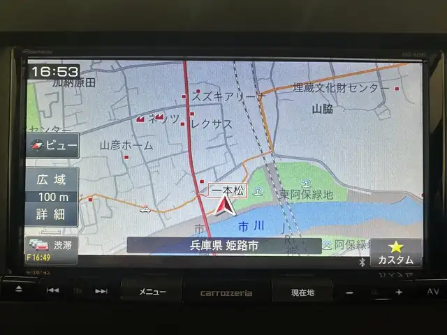 ダイハツ タント X 兵庫県 2023(令5)年 5.4万km アイスグリーン 社外メモリナビ(CD/DVD/SD/Bluetooth/フルセグ)/バックカメラ/前後コーナーセンサー/片側パワースライドドア/シートヒーター/LEDヘッドライト/社外フロアマット/ETC/ヘッドライトレベライザー/アイドリングストップ