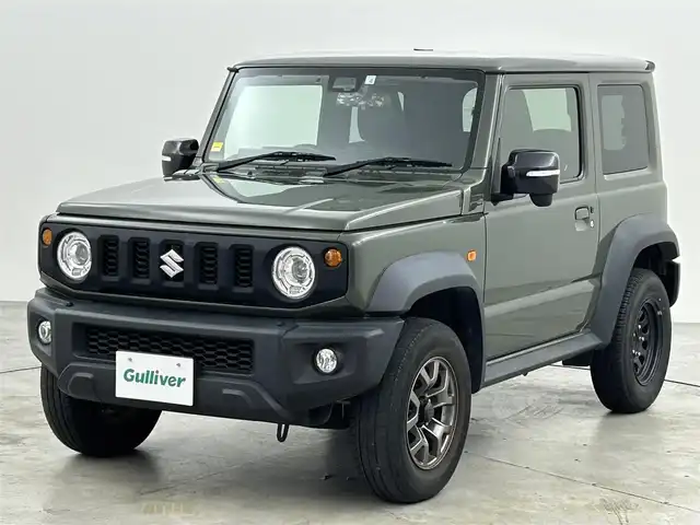 スズキ ジムニー シエラ JC 福岡県 2020(令2)年 7.2万km ジャングルグリーン 社外８型ナビ（フルセグＴＶ）　/ＥＴＣ　/前方ドライブレコーダー　/クルーズコントロール　/衝突軽減ブレーキ　/レーンキープ　/ヒルディセントコントロール　/ヘッドライトウォッシャー　/ヒーテッドドアミラー　/ＬＥＤ