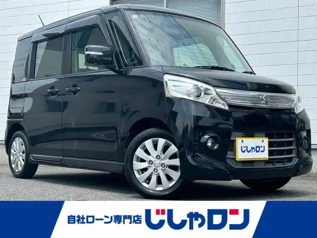 スズキ スペーシア カスタム XS 三重県 2014(平26)年 5.4万km ブルーイッシュブラックパール3 (株)IDOMが運営する【じしゃロン四日市店】の自社ローン専用車両になります。こちらは現金またはオートローンご利用時の価格です。自社ローンご希望の方は別途その旨お申付け下さい/社外ナビ(NX615)/フルセグTV/(Bluetooth/CD/DVD/USB)/ETC/両側パワースライドドア/純正フロアマット/純正14インチアルミホイール/HIDヘッドライト/オートライト/スマートキー