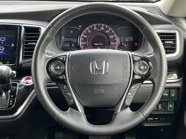 ホンダ オデッセイ アブソルート ホンダセンシング 福岡県 2018(平30)年 6.3万km クリスタルブラックパール 純正9型SDナビ（CD/DVD/フルセグ/BT)ホンダセンシングアラウンドビューモニター両側パワースライドドアアダブティプクルーズコントロールハーフレザーシートD席シートヒーターLEDヘッドライトオートライトプッシュスタートETC