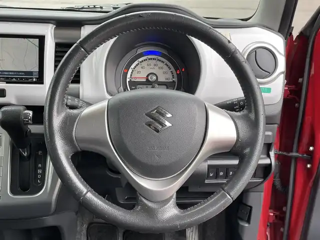 スズキ ハスラー X 群馬県 2015(平27)年 3.3万km フェニックスレッドパール/ブルーイッシュブラックパール 社外SDナビ/　　Bluetooth/フルセグ/FM/AM/CD/DVD/    MUJIC CATCHER/USB/ipod/SDメモリ/衝突軽減ブレーキ/ふらつき防止/運転席シートヒーター/フォグランプ/電動格納ウィンカーミラー/プッシュスタート