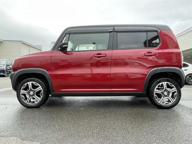 スズキ ハスラー X 群馬県 2015(平27)年 3.3万km フェニックスレッドパール/ブルーイッシュブラックパール 社外SDナビ/　　Bluetooth/フルセグ/FM/AM/CD/DVD/    MUJIC CATCHER/USB/ipod/SDメモリ/衝突軽減ブレーキ/ふらつき防止/運転席シートヒーター/フォグランプ/電動格納ウィンカーミラー/プッシュスタート