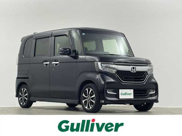 ホンダ Ｎ ＢＯＸ カスタム G L 埼玉県 2018(平30)年 6.6万km クリスタルブラックパール ８型ナビ　バックカメラ パワースライドドア　ＬＥＤヘッドライト　ＥＴＣ　ドライブレコーダー　チップアップシート　衝突被害軽減　スマートキー　ＵＳＢ端子　Ｂｌｕｅｔｏｏｔｈ　純正１４インチアルミ