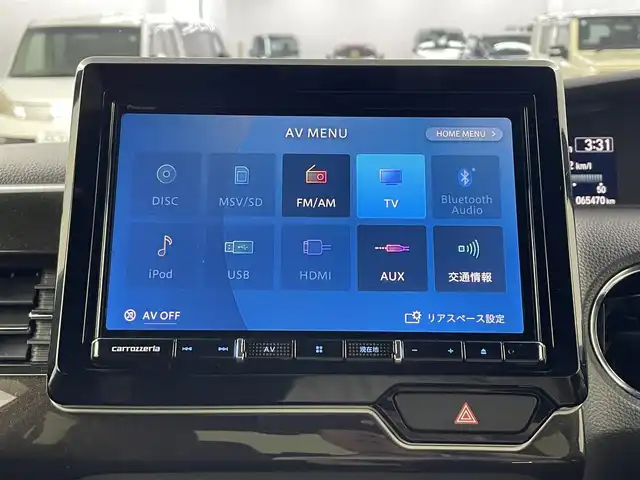ホンダ Ｎ ＢＯＸ カスタム G L 埼玉県 2018(平30)年 6.6万km クリスタルブラックパール ８型ナビ　バックカメラ パワースライドドア　ＬＥＤヘッドライト　ＥＴＣ　ドライブレコーダー　チップアップシート　衝突被害軽減　スマートキー　ＵＳＢ端子　Ｂｌｕｅｔｏｏｔｈ　純正１４インチアルミ