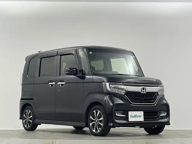 ホンダ Ｎ ＢＯＸ カスタム G L 埼玉県 2018(平30)年 6.6万km クリスタルブラックパール ８型ナビ　バックカメラ パワースライドドア　ＬＥＤヘッドライト　ＥＴＣ　ドライブレコーダー　チップアップシート　衝突被害軽減　スマートキー　ＵＳＢ端子　Ｂｌｕｅｔｏｏｔｈ　純正１４インチアルミ