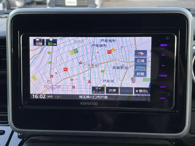 スズキ スペーシア カスタム HYBRID XS 埼玉県 2018(平30)年 8.5万km ブルーイッシュブラックパール3 社外ナビTV/バックカメラ/Fドラレコ/ビルトインETC/ハーフレザーシート/シートヒーター/両側パワースライドドア/天井サーキュレーター/LEDヘッドライト/リアクリアランスソナー/プッシュスタート/スマートキー/保証書付整備手帳/取扱説明書