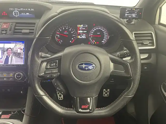 スバル ＷＲＸ ＳＴＩ STI タイプS 大阪府 2018(平30)年 5.9万km クリスタルホワイトP clarionナビ（GCV877D）/（AM/FM/BT/CD/DVD/フルセグTV）/リアビークルディテクション/フロントビューモニター/サイドビューモニター/ハイビームアシスト/前席シートヒーター/運転席パワーシート/純正フロアマット/純正19インチアルミホイール/デュアルエアコン/ETC/バックカメラ（サイド、フロント）