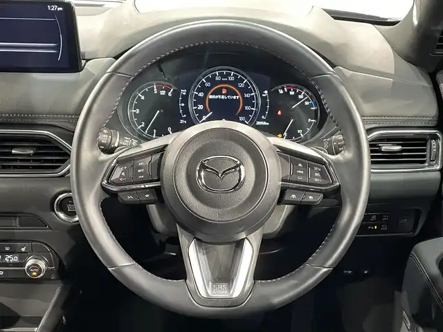 マツダ ＣＸ－５ XD スポーツアピアランス 愛知県 2022(令4)年 2.9万km ジェットブラックマイカ 純正10インチナビ/（Bluetooth/フルセグTV/USB）/BOSEサウンド/衝突軽減ブレーキ/アラウンドビューモニター/レーダークルーズコントロール/シートヒーター/LEDヘッドライト/ETC/ドライブレコーダー/ワイヤレス充電/ブラインドスポットモニター/ステアリングヒーター/パワーシート/電動リアゲート/コーナーセンサー/レーンキープアシスト/スマートキー/純正19インチAW/パドルシフト