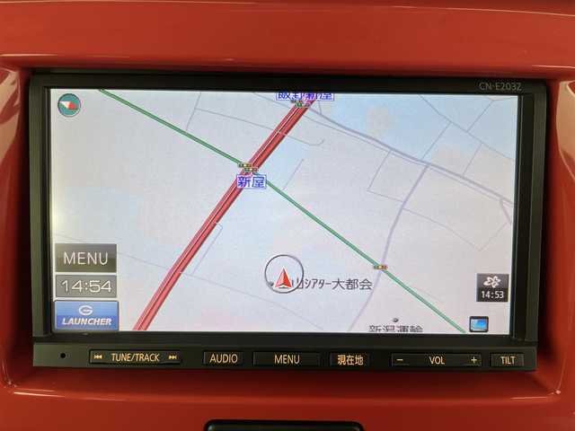 スズキ ハスラー Jスタイル 鳥取県 2015(平27)年 3.8万km フェニックスレッドパール/ホワイト2トーンルーフ 社外ナビ(CN-E203Z)/ワンセグTV/FM/AM/CD/シートヒーター/スマートキー/純正フロアマット/横滑り防止装置/盗難防止装置/オートマチックハイビーム/レーダーブレーキサポート/フォグランプ