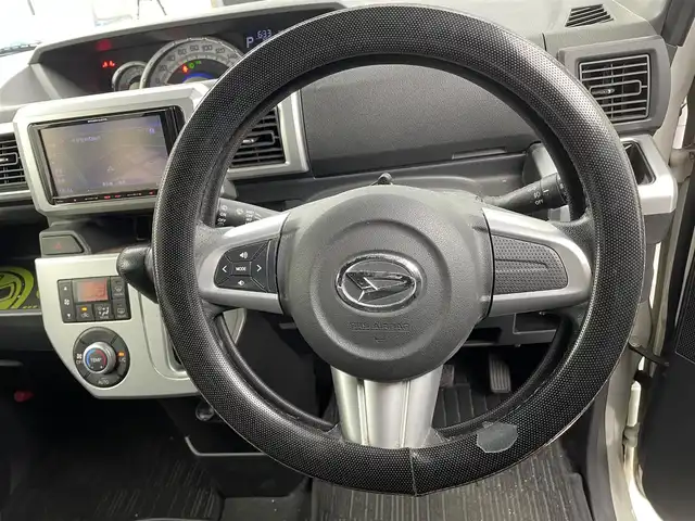 ダイハツ ウェイク G SA 福岡県 2014(平26)年 7.5万km パールホワイトⅢ 社外ナビ（ワンセグ、CD、DVD、Bluetooth）/バックカメラ/衝突回避支援ブレーキ機能/社外15インチアルミホイール/ワンセグTV/LEDヘッドライト/プッシュスタート/電動格納ミラー/ETC/オートライト