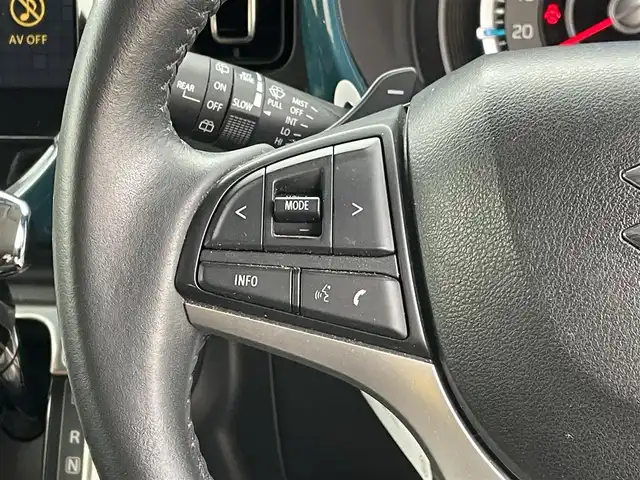 スズキ ハスラー HYBRID X ターボ 東京都 2020(令2)年 2.4万km デニムブルー ガンメタリック 2トーン 純正ナビ/全方位モニター/デュアルカメラブレーキサポート/車線逸脱警報機能/パーキングソナー/シートヒーター/アダプティブクルーズ/横滑り防止措置/アイドリングストップ/ＥＴＣ/ドライブレコーダー