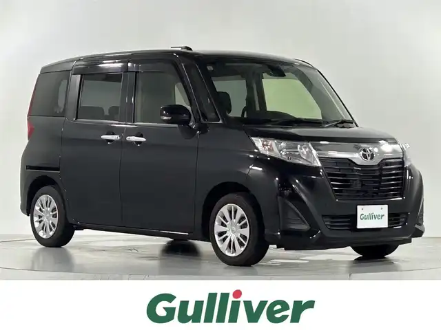 トヨタ ルーミー G S 佐賀県 2017(平29)年 4.9万km ブラックマイカメタリック 純正9インチナビ＜Bluetooth機能有＞/純正フリップダウンモニター/両側パワースライドドア/バックカメラ/LEDヘッドライト/スマートアシスト/クルーズコントロール/スマートキー/スペアキー/ETC/フロアマット/保証書/取扱説明書