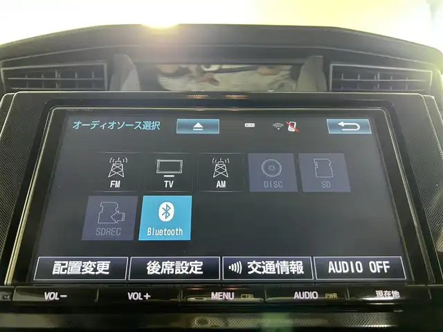 トヨタ ルーミー G S 佐賀県 2017(平29)年 4.9万km ブラックマイカメタリック 純正9インチナビ＜Bluetooth機能有＞/純正フリップダウンモニター/両側パワースライドドア/バックカメラ/LEDヘッドライト/スマートアシスト/クルーズコントロール/スマートキー/スペアキー/ETC/フロアマット/保証書/取扱説明書
